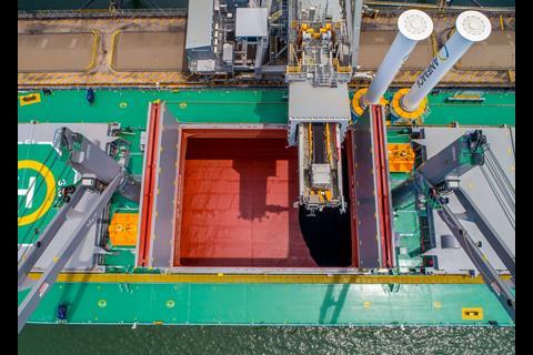 By using a patented rail system, Rotor Sails can be moved longitudinally or transversely to minimise risk to vessel and port operations for bulkers where complex operations are likely.